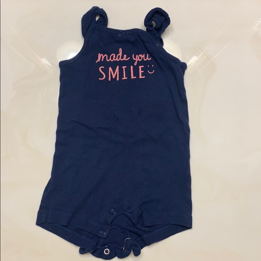 Made you smile romper